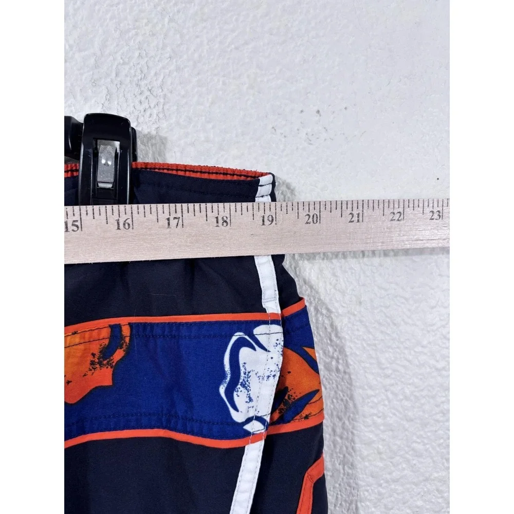 Speedo Swim Trunks Mens XL Blue Orange Floral Hawaiian Board Shorts Lined